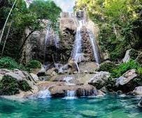 air terjun di gampong pucok ueng yang dijadikan sebagai destinasi wisata